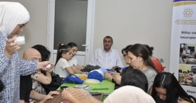“Əlilliyi olan şəxslərin bacarıqlarının inkişafı” mövzusunda dördüncü təlim uğurla başa çatdı – FOTOLAR