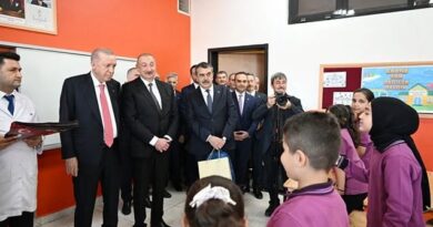 Ərdoğan uşaqlardan Heydər Əliyevi soruşdu, belə cavab verildi – VİDEO