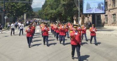 Xankəndidə hərbçilərin yürüşü keçirildi – FOTO/VİDEO