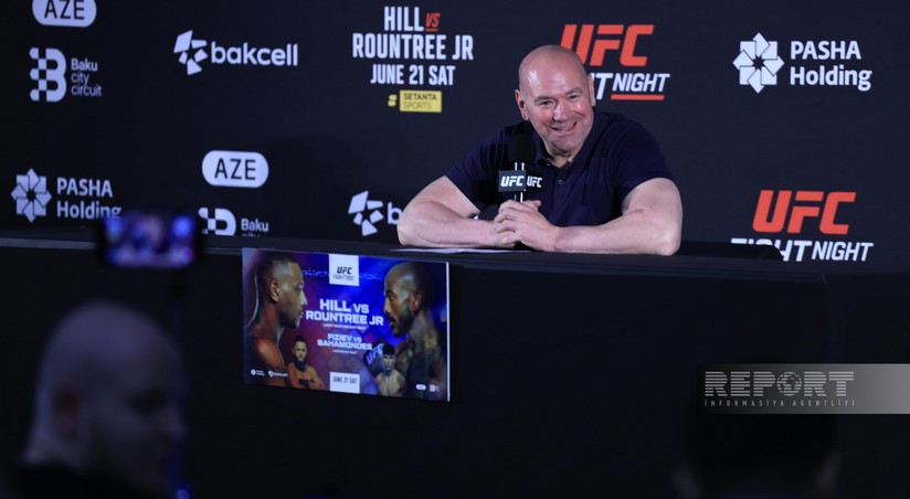 UFC prezidenti: “Azərbaycandan çox gözəl hisslərlə qayıdacağam”