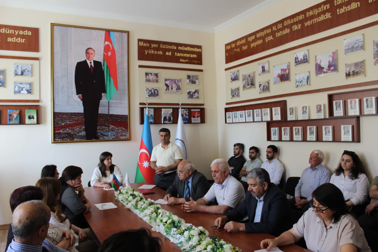 ADPU-nun Şamaxı filialında “Milli qurtuluş – Heydər Əliyevin tarixi qayıdışı” mövzusunda tədbir keçirilib