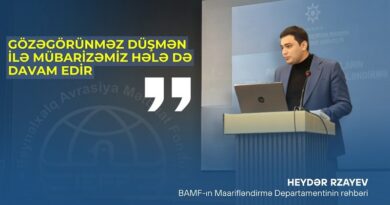 “Gözəgörünməz düşmən ilə mübarizəmiz hələ də davam edir” – BAMF rəsmisi