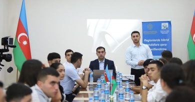 Füzuli və Beyləqan gəncləri üçün “Regionlarda hibrid təhdidlərə qarşı maarifləndirmə” təlimi təşkil olunub – FOTOLAR