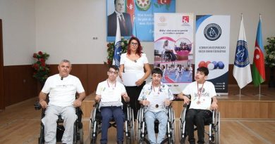 Əlilliyi olan uşaq və gənclər arasında Boccia yarışı keçirildi – FOTOLAR