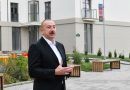 Prezident İlham Əliyev Kəlbəcər şəhər parkının təməlini qoyub