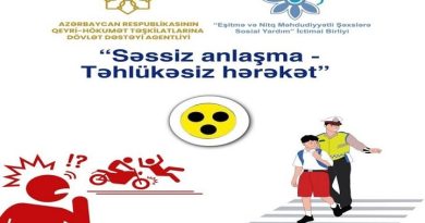 “Eşitmə məhdudiyyətli şəxslərin təhlükəsizliyi diqqət və dəstəkdən keçir” – QHT sədri